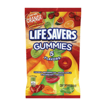 Life Savers Gummies 5 Flavor Peg Bag 7oz