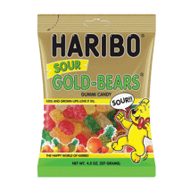 Haribo Gummi Sour Gold-Bears 4.5oz