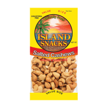 Island Snacks Salted Cashews 2.25oz