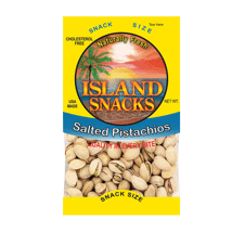 Island Snacks Salted Pistachios 1oz