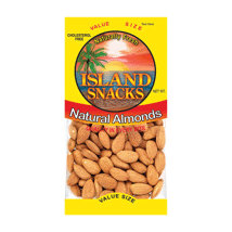 Island Snacks Natural Almonds 2.25oz