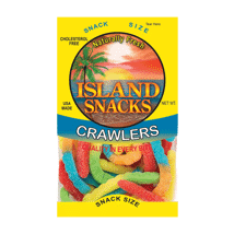 Island Snacks Sour Gummy Crawlers 8oz