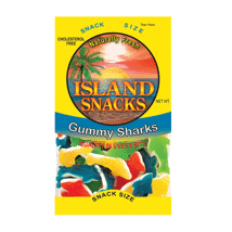 Island Snacks Gummy Sharks 3.5oz