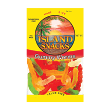 Island Snacks Gummy Worms 8oz