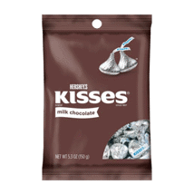 Hershey's Kisses Milk Choc. Peg Bag 4.84oz