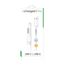 ACharged Life Charging Cable USB-C 3.3Ft White