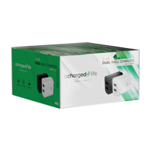 ACharged Life Bulk Wall Charger Dual USB 2.4 Amp Black/White Asst.