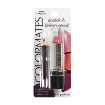 (DP) Colormates Lipstick w/Liner Pencil Pink Passion