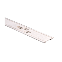Push Feed 48"/36" Shelf Plate Rail w/ Extrusion Beige (Shipping Charges Apply)