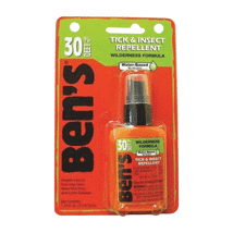 Ben's Tick & Insect Repellent Wilderness Formula 1.25oz (30% DEET)