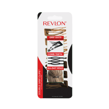 Revlon Essentials Neutral Double Grip Clips 6Pc