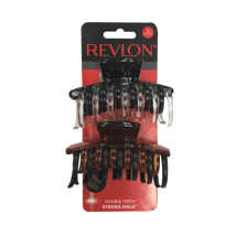 Revlon Essentials Large 2 Tone Claw Clips 2Pc