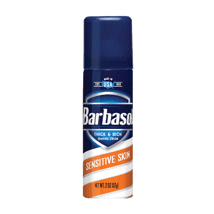 Barbasol Shave Cream Sensitive Skin 2oz