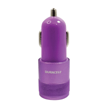 (DP) Duracell Dual USB Car Charger 2.1A Purple