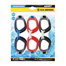 (DP) US Divers Trilogy Goggle Asst. Colors 3 Pack #EY2629999L99L