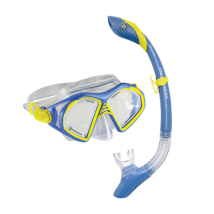 US Divers Admiral Adult Combo Clear Lens Blue/Yellow #SC2444007L