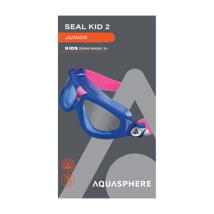 (DP) Aquasphere Seal Kid 2 Mask Clear Lens Dark Blue/Pink #MS5064343LC