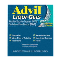 Advil Liqui-Gels 2ct Dispenser Box