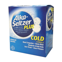 Alka Seltzer Cold 2ct Dispenser Box