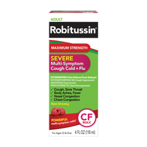 Robitussin M/S Severe Multi-Symptom Cough/Cold/Flu 4oz