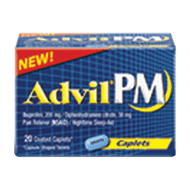Advil PM Caplets 20Ct