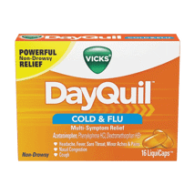 (Unavailable) Vicks Dayquil Cold/Flu Liquicaps 16Ct