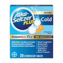 Alka Seltzer Cold Powerfast 20ct