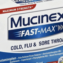 Mucinex Fast-MaxCold/Flu/Sore Throat 8ct