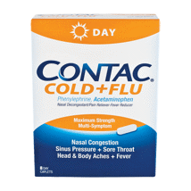 Contac Day M/S Cold & Flu 8Ct
