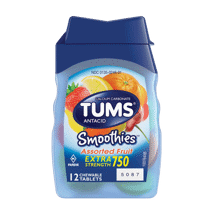 Tums Smoothies Extra Asst. Fruit w/Hangtab 12ct