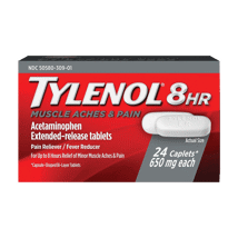 Tylenol Caplets 8 Hour 24ct