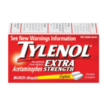 Tylenol Caplets Extra Strength 24Ct