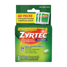 Zyrtec Allergy Tablets 10Mg 3Ct