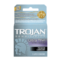 Trojan Ultra Thin Lubricated 3Ct (Gray)