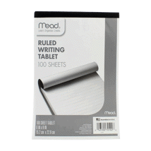 Mead Writing Tablet 6x9 100ct