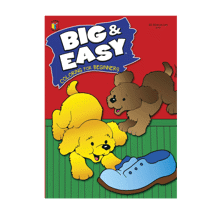 Big & Easy Coloring Books 80Pgs