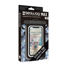 Seawag MAX Waterproof Case for Large Smartphone Black/White