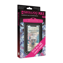 Seawag MAX Waterproof Case for Large Smartphone Black/Pink