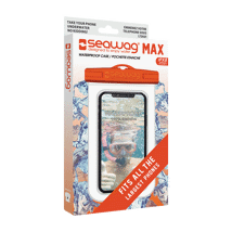 Seawag MAX Waterproof Case for Large Smartphone White/Orange