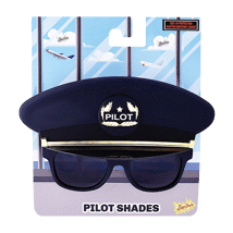 Sun-Staches Black Cap Pilot