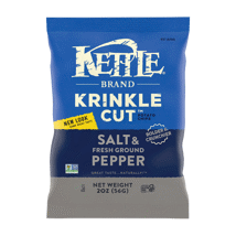 Kettle Krinkle Cut Chips Salt/Pepper 2oz