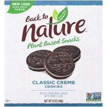 Back To Nature Classic Creme Sandwich Cookie 12oz