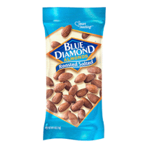 Blue Diamond Roasted Salted Almonds 4oz