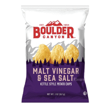Boulder Chips Malt Vinegar Sea Salt 2oz