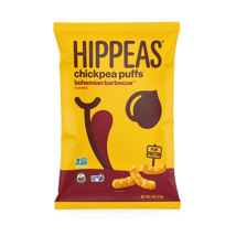Hippeas NON-GMO Chickpea Puffs Bohemian BBQ 4oz
