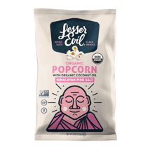 Lesser Evil Organic Popcorn Himalayan Pink 4.6oz