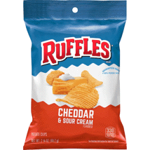 Ruffles Potato Chips Cheddar & Sour Cream 2.125oz