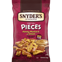 Snyder's Pieces Honey Mustard & Onion 8oz