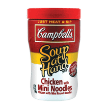 Campbell Soup On The Go Chicken W/Mini Noodles 10.75oz