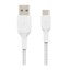 Belkin Braided USB-A to USB-C Cable 3.3Ft White